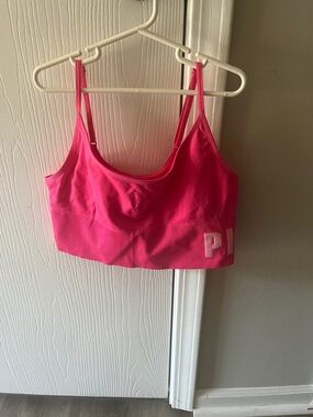 PINK Victoria's Secret Hot Pink Scoop Bralette